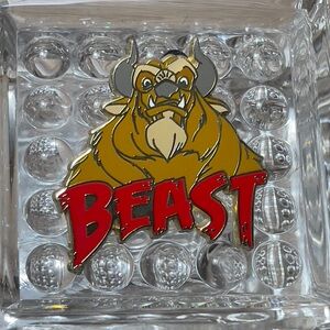 Beast Enamel Pin - Red and Gold * Disney